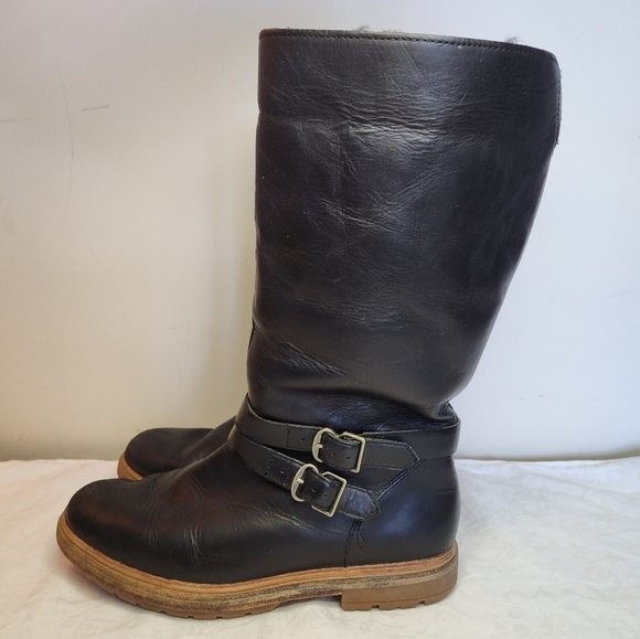 Timberland black sheerling boots - Picture 2 of 11